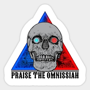 PRAISE THE OMNISSIAH Sticker